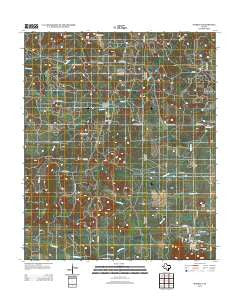Markley Texas Historical topographic map, 1:24000 scale, 7.5 X 7.5 Minute, Year 2012