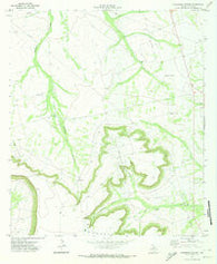 Marlboro Canyon Texas Historical topographic map, 1:24000 scale, 7.5 X 7.5 Minute, Year 1971