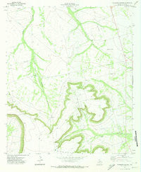 Marlboro Canyon Texas Historical topographic map, 1:24000 scale, 7.5 X 7.5 Minute, Year 1971