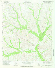 Marlboro Canyon SE Texas Historical topographic map, 1:24000 scale, 7.5 X 7.5 Minute, Year 1971