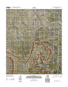Marlboro Canyon Texas Historical topographic map, 1:24000 scale, 7.5 X 7.5 Minute, Year 2012