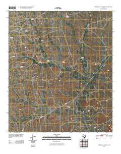 Marlboro Canyon SE Texas Historical topographic map, 1:24000 scale, 7.5 X 7.5 Minute, Year 2010