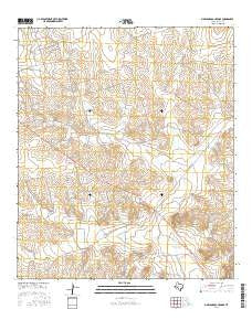Marlboro Canyon SE Texas Current topographic map, 1:24000 scale, 7.5 X 7.5 Minute, Year 2016