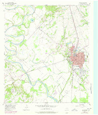 Marlin Texas Historical topographic map, 1:24000 scale, 7.5 X 7.5 Minute, Year 1957