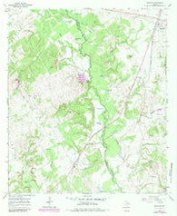 Marquez Texas Historical topographic map, 1:24000 scale, 7.5 X 7.5 Minute, Year 1965