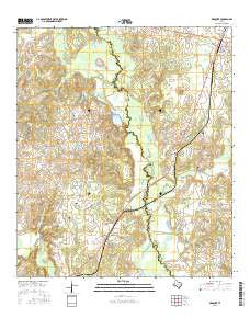 Marquez Texas Current topographic map, 1:24000 scale, 7.5 X 7.5 Minute, Year 2016