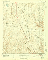 Marsh Texas Historical topographic map, 1:24000 scale, 7.5 X 7.5 Minute, Year 1953