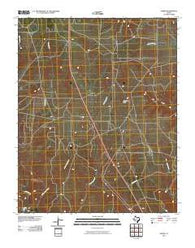 Marsh Texas Historical topographic map, 1:24000 scale, 7.5 X 7.5 Minute, Year 2010