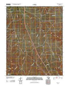 Marsh Texas Historical topographic map, 1:24000 scale, 7.5 X 7.5 Minute, Year 2010