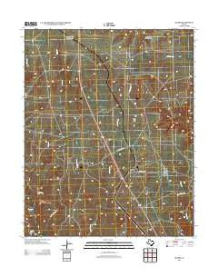 Marsh Texas Historical topographic map, 1:24000 scale, 7.5 X 7.5 Minute, Year 2012