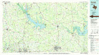 Marshall Texas Historical topographic map, 1:100000 scale, 30 X 60 Minute, Year 1986