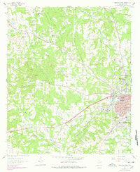 Marshall West Texas Historical topographic map, 1:24000 scale, 7.5 X 7.5 Minute, Year 1962
