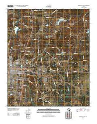 Marshall East Texas Historical topographic map, 1:24000 scale, 7.5 X 7.5 Minute, Year 2010
