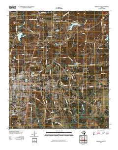 Marshall East Texas Historical topographic map, 1:24000 scale, 7.5 X 7.5 Minute, Year 2010
