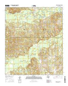 Marshall NW Texas Current topographic map, 1:24000 scale, 7.5 X 7.5 Minute, Year 2016