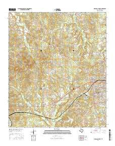 Marshall West Texas Current topographic map, 1:24000 scale, 7.5 X 7.5 Minute, Year 2016