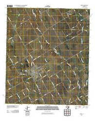 Mart Texas Historical topographic map, 1:24000 scale, 7.5 X 7.5 Minute, Year 2010