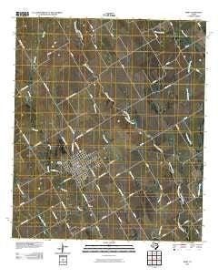 Mart Texas Historical topographic map, 1:24000 scale, 7.5 X 7.5 Minute, Year 2010