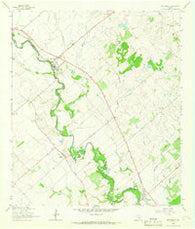 Martindale Texas Historical topographic map, 1:24000 scale, 7.5 X 7.5 Minute, Year 1964