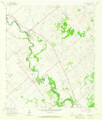 Martindale Texas Historical topographic map, 1:24000 scale, 7.5 X 7.5 Minute, Year 1964