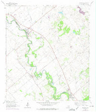 Martindale Texas Historical topographic map, 1:24000 scale, 7.5 X 7.5 Minute, Year 1964