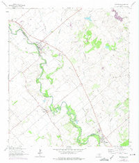 Martindale Texas Historical topographic map, 1:24000 scale, 7.5 X 7.5 Minute, Year 1964