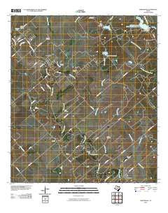 Martindale Texas Historical topographic map, 1:24000 scale, 7.5 X 7.5 Minute, Year 2010