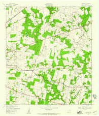 Martinez Texas Historical topographic map, 1:24000 scale, 7.5 X 7.5 Minute, Year 1953
