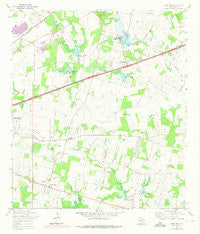 Martinez Texas Historical topographic map, 1:24000 scale, 7.5 X 7.5 Minute, Year 1967