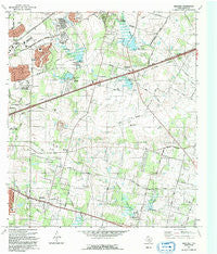 Martinez Texas Historical topographic map, 1:24000 scale, 7.5 X 7.5 Minute, Year 1992