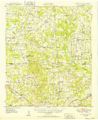 Martins Mill Texas Historical topographic map, 1:62500 scale, 15 X 15 Minute, Year 1949