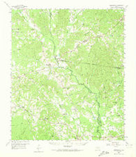 Martinsville Texas Historical topographic map, 1:62500 scale, 15 X 15 Minute, Year 1958