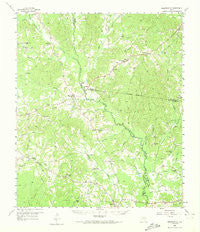 Martinsville Texas Historical topographic map, 1:62500 scale, 15 X 15 Minute, Year 1958
