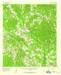Martinsville Texas Historical topographic map, 1:62500 scale, 15 X 15 Minute, Year 1958