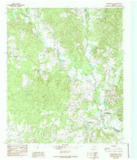 Martinsville Texas Historical topographic map, 1:24000 scale, 7.5 X 7.5 Minute, Year 1984