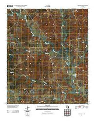 Martinsville Texas Historical topographic map, 1:24000 scale, 7.5 X 7.5 Minute, Year 2010