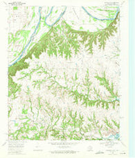 Marysville Texas Historical topographic map, 1:24000 scale, 7.5 X 7.5 Minute, Year 1968