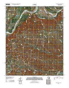 Marysville Texas Historical topographic map, 1:24000 scale, 7.5 X 7.5 Minute, Year 2010