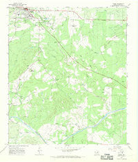 Mason Texas Historical topographic map, 1:24000 scale, 7.5 X 7.5 Minute, Year 1967