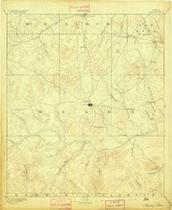 Mason Texas Historical topographic map, 1:125000 scale, 30 X 30 Minute, Year 1894