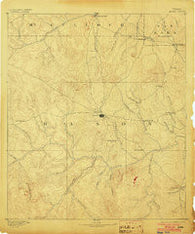 Mason Texas Historical topographic map, 1:125000 scale, 30 X 30 Minute, Year 1894