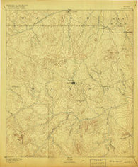 Mason Texas Historical topographic map, 1:125000 scale, 30 X 30 Minute, Year 1894