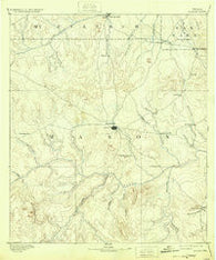Mason Texas Historical topographic map, 1:125000 scale, 30 X 30 Minute, Year 1894