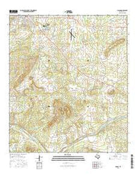 Mason Texas Current topographic map, 1:24000 scale, 7.5 X 7.5 Minute, Year 2016
