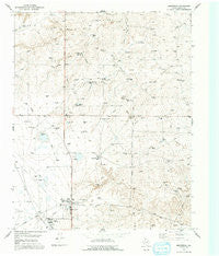 Masterson Texas Historical topographic map, 1:24000 scale, 7.5 X 7.5 Minute, Year 1953