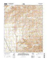 Masterson Texas Current topographic map, 1:24000 scale, 7.5 X 7.5 Minute, Year 2016