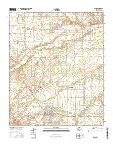 Matador Texas Current topographic map, 1:24000 scale, 7.5 X 7.5 Minute, Year 2016