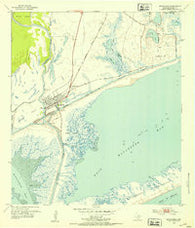 Matagorda Texas Historical topographic map, 1:24000 scale, 7.5 X 7.5 Minute, Year 1952