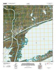 Matagorda Texas Historical topographic map, 1:24000 scale, 7.5 X 7.5 Minute, Year 2010