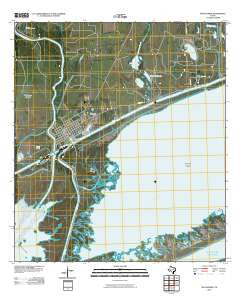 Matagorda Texas Historical topographic map, 1:24000 scale, 7.5 X 7.5 Minute, Year 2010